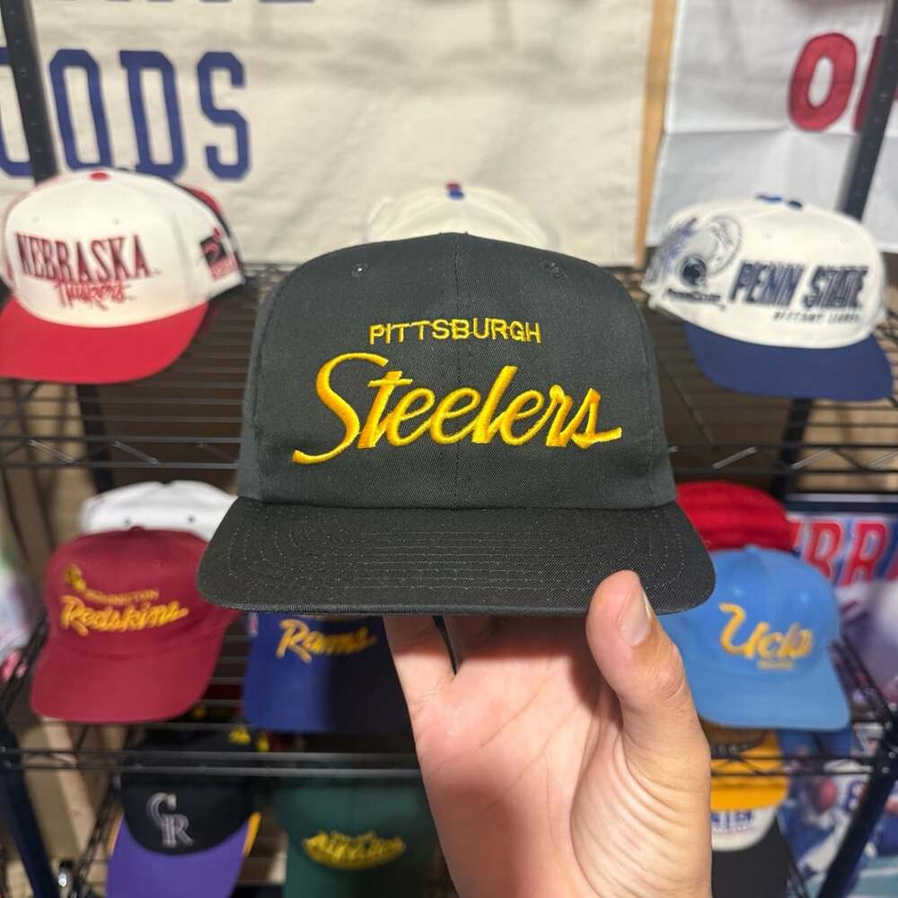 Sports Specialties Pittsburgh Steelers Vintage Script Snapback